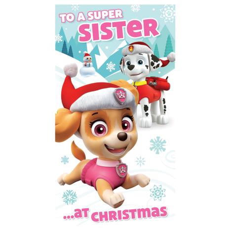 Paw Patrol Sister Christmas Card £2.10
